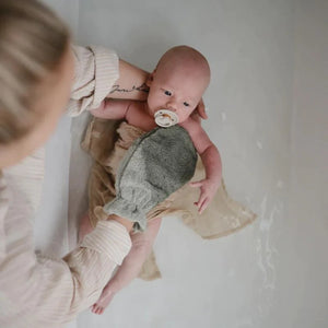 Mushie | Organic Cotton Bath Mitt | 2 Pack