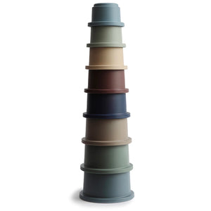 Open image in slideshow, Mushie | Stacking Cups Toy
