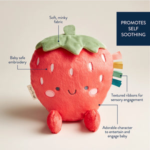 Itzy Ritzy | Sweetie Snuggles Plush Strawberry