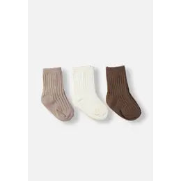 Bee & Magnolia | 3 Pack Ribbed Socks
