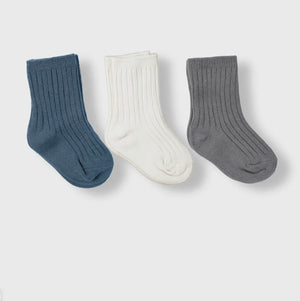 Bee & Magnolia | 3 Pack Ribbed Socks