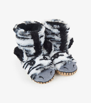 Open image in slideshow, Hatley | Little Blue House | Kids Fuzz Slouch Slippers
