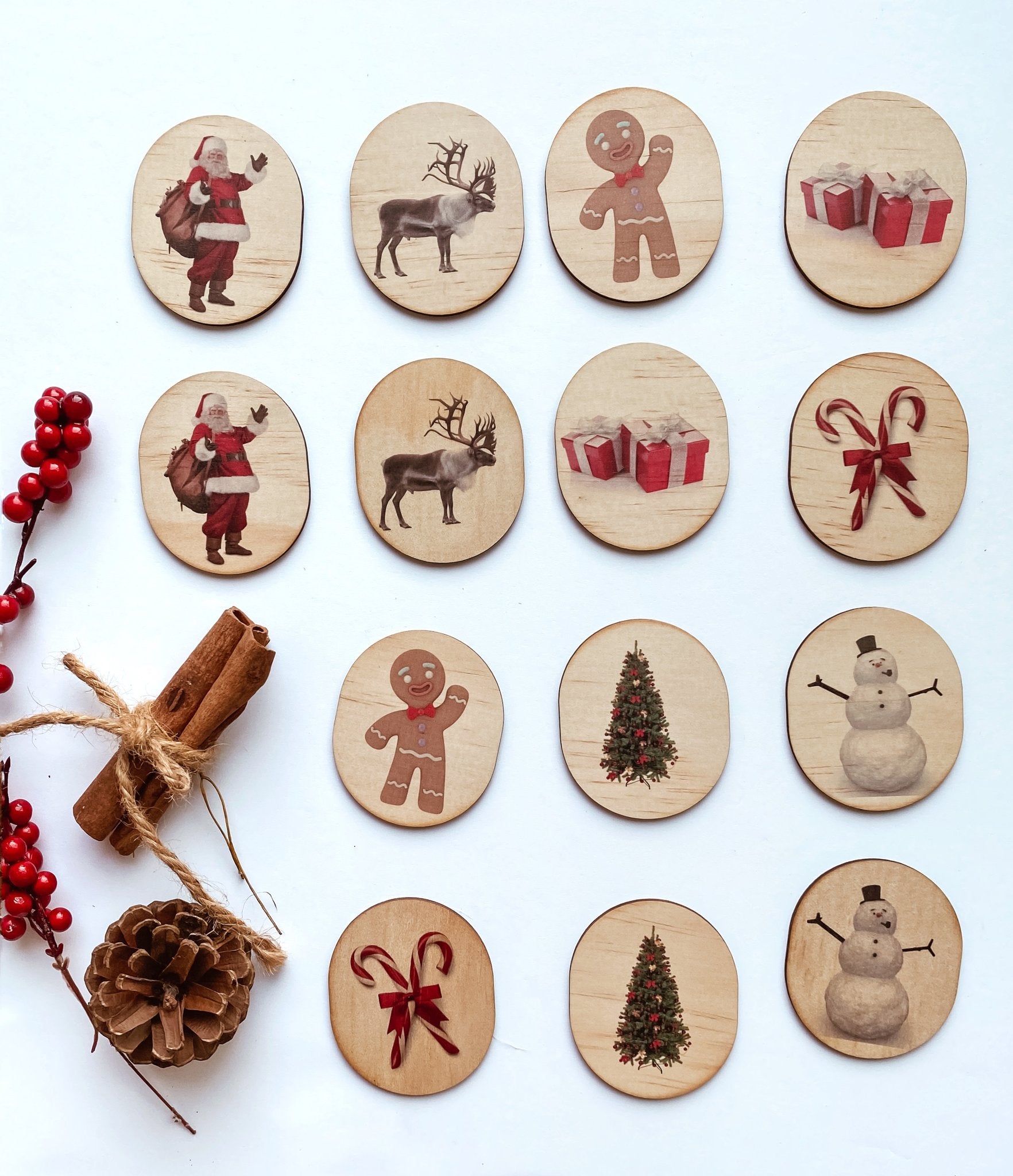 5 Little Bears | Christmas Memory Game - 14 Pieces