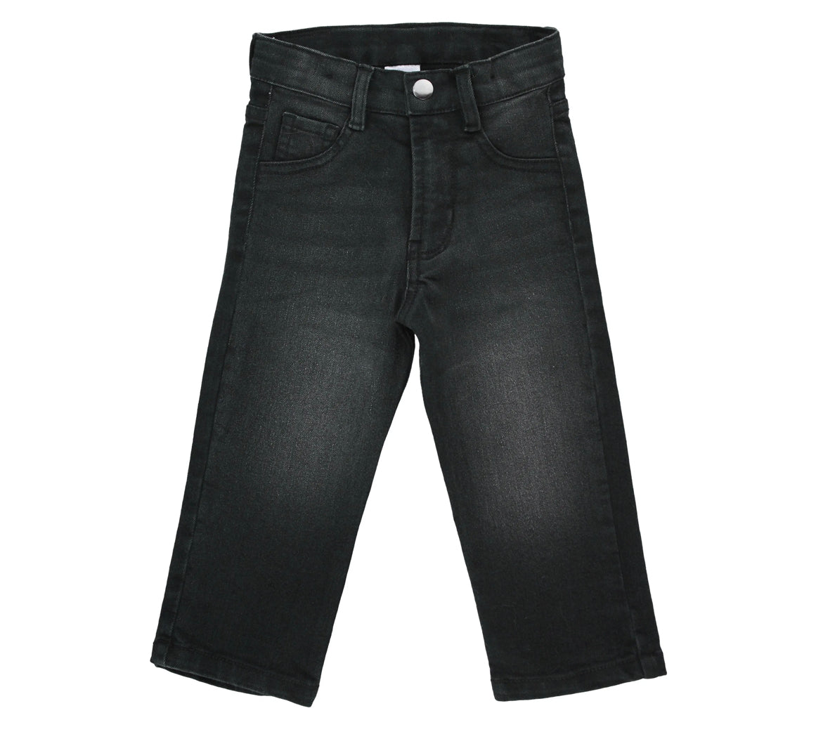 Ruffle Butts / Rugged Butts | Black Dark Wash Straight Jeans