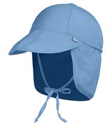 Open image in slideshow, I Play | Green Sprouts | Sun Protection Hat With Brim &amp; Neck Flap
