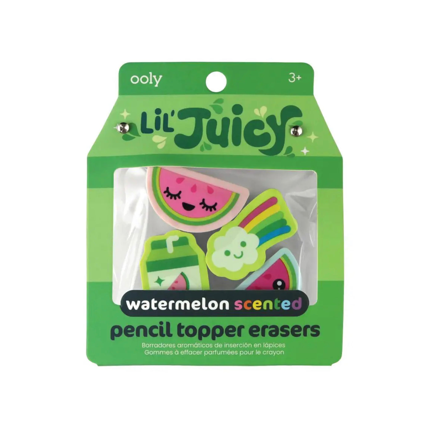 OOLY | Lil' Juicy Scented Topper Eraser - Watermelon