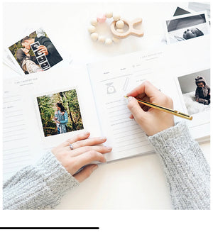 Blush & Gold | My Baby Journal