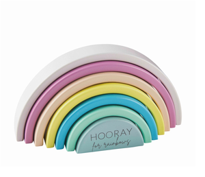 Open image in slideshow, Mudpie | Rainbow Stacking Toy
