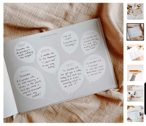 Blush & Gold | My Baby Journal