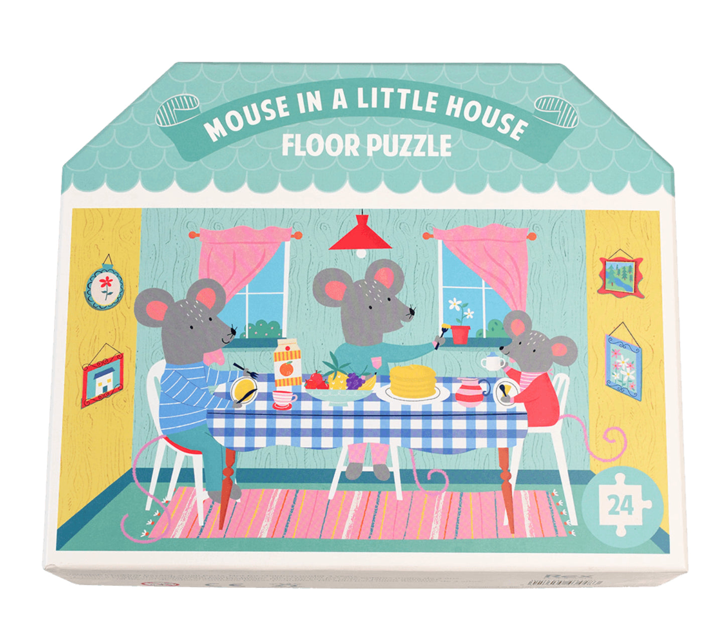 Rex London | 24 Piece Mouse in a Little House Floor Puzzle
