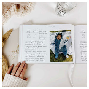 Blush & Gold | My Baby Journal