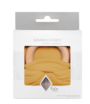 Open image in slideshow, Kyte BABY | Lovey With Removable Wooden Teething Ring
