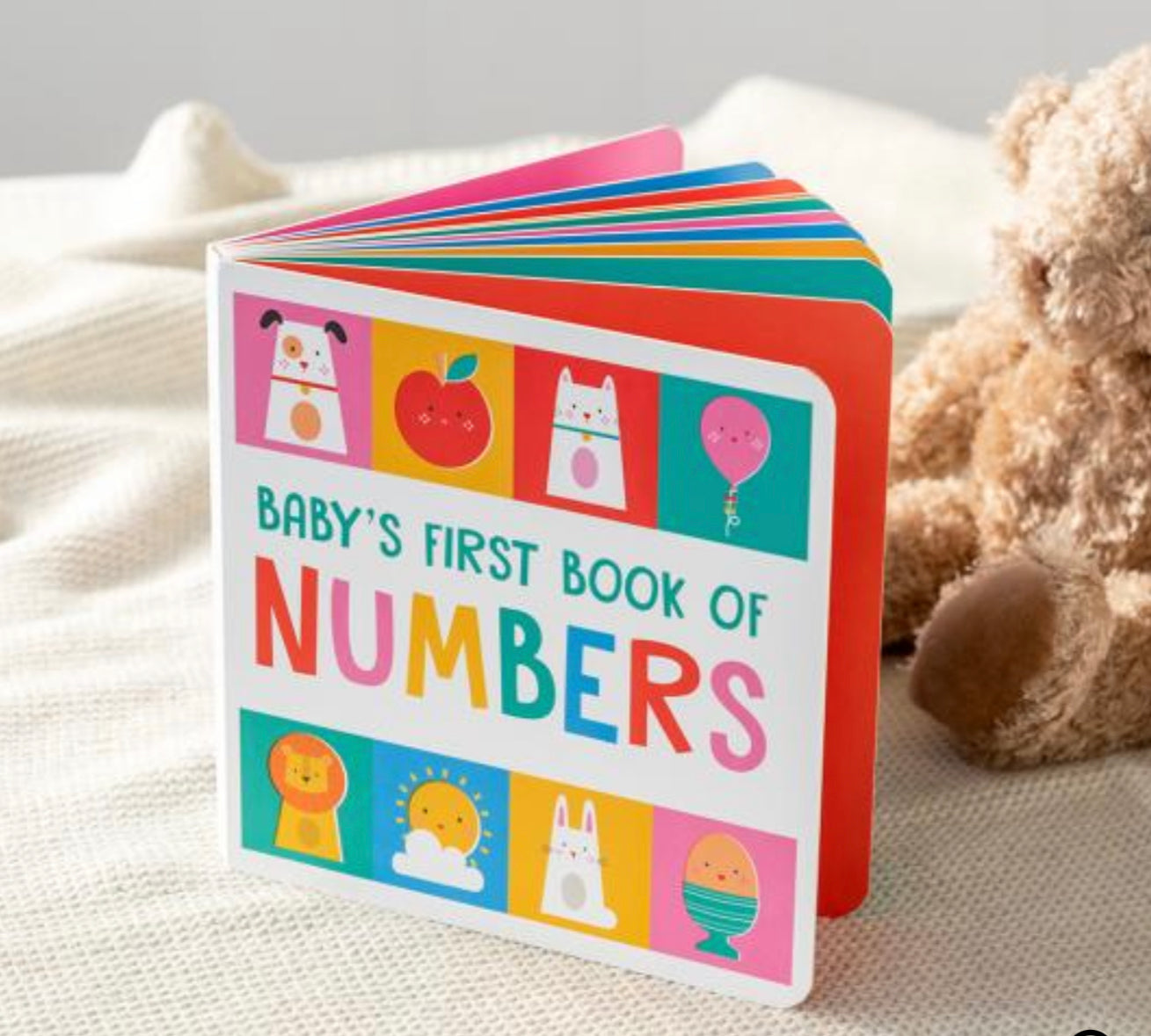 Rex London | Baby’s First Book of Numbers | Vibrant Colours
