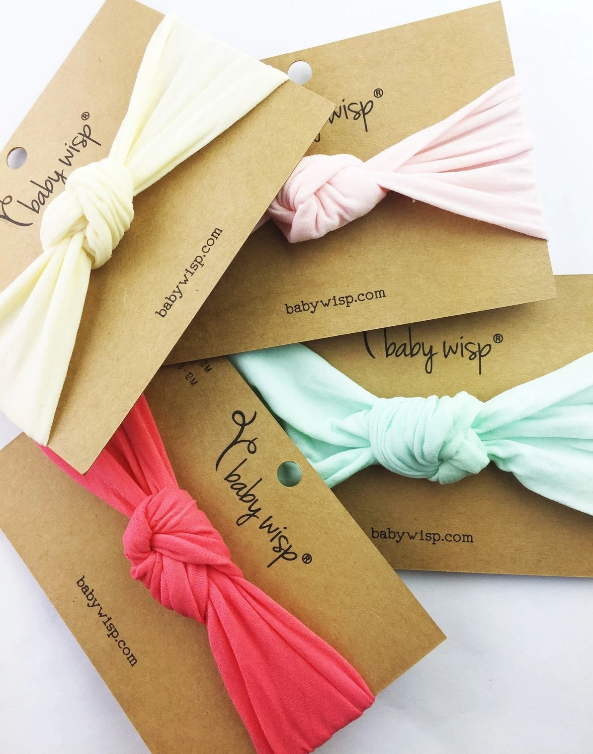 Baby Wisp | Nylon Bow Knotted Centre Headwrap