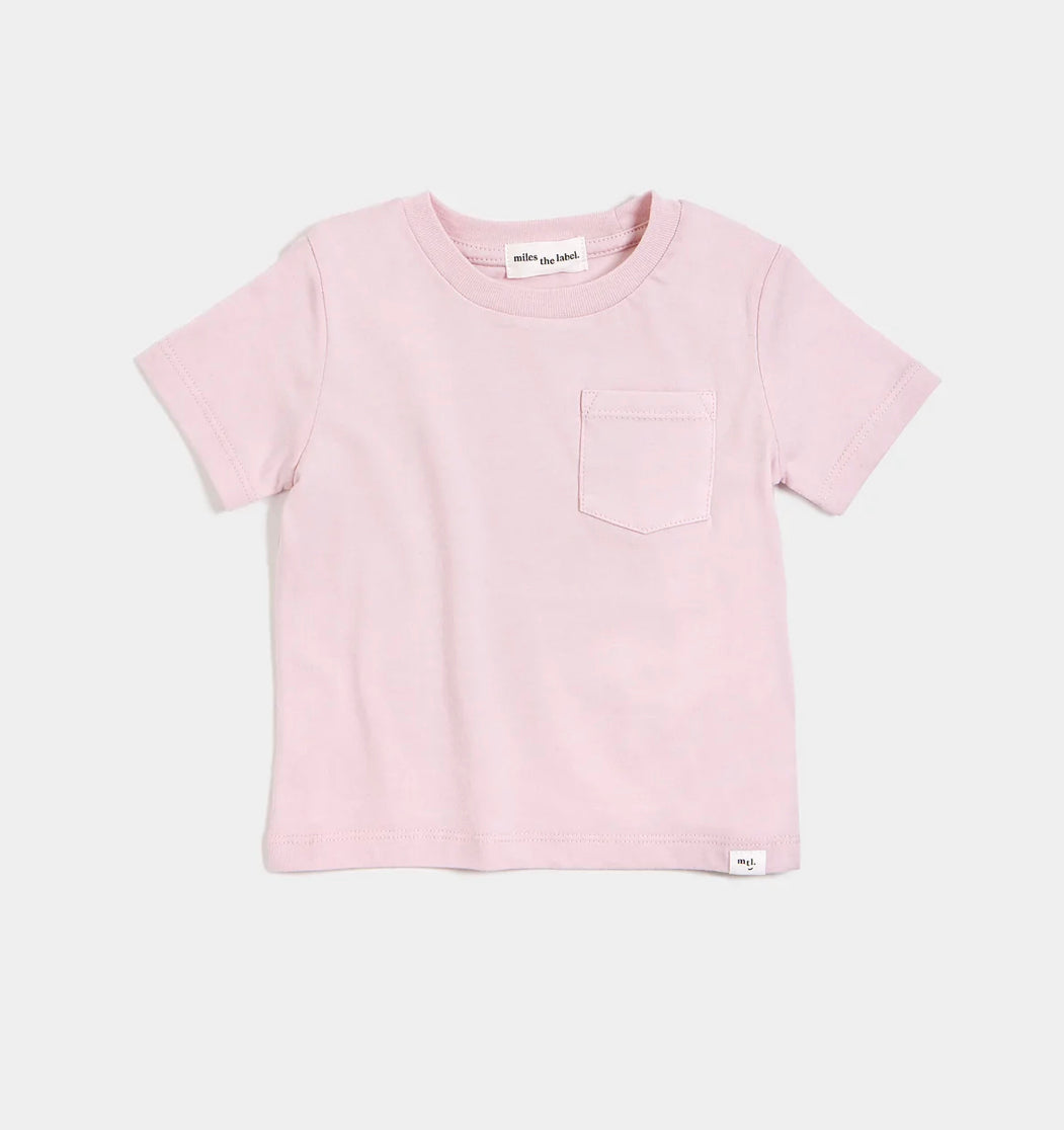 Miles the Label | Miles Basics Cloudy Pink Baby T-Shirt
