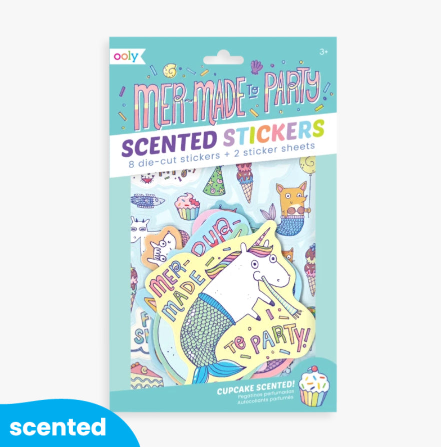 OOLY | Scented Stickers | 8 Die Cut Stickers Pack