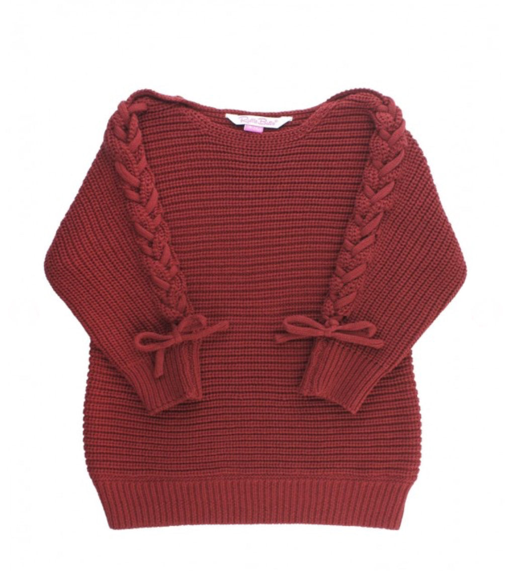 Ruffle Butts | Lace Up Sweater Tunic