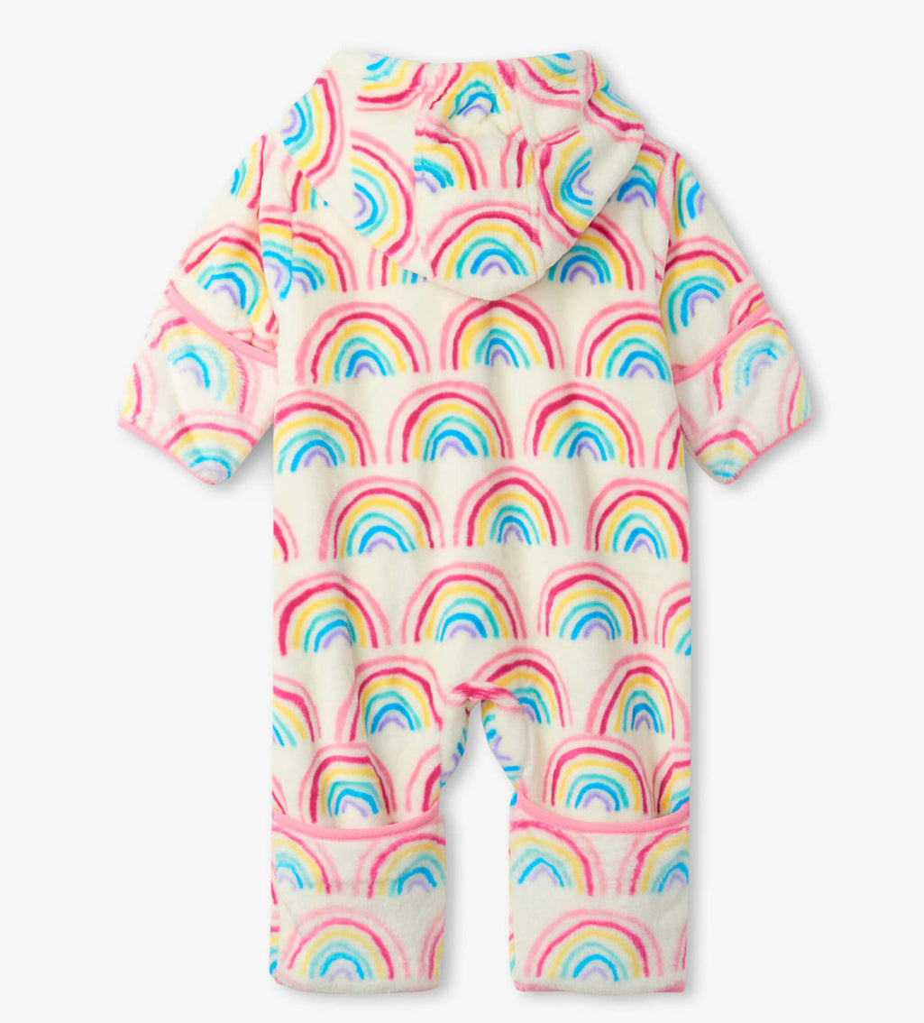 Hatley | Pretty Rainbows Fuzzy Fleece Baby Bundler